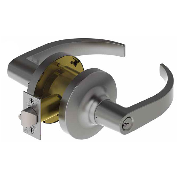 Hager 3453 ARC Grade 1 Entry Lever Lockset | ANSI F109 Thumb Turn
