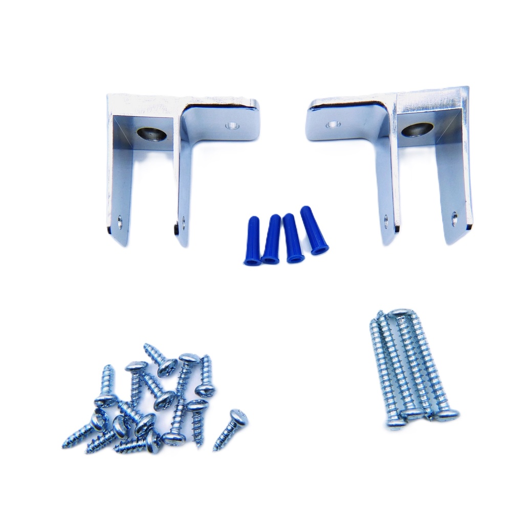 Hadrian 603300 Alcove Panel Kit | 1" F-Bracket Wall Mount Set