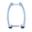 Hadrian 610112 Back-to-Back Pull Handle | ADA Barrier-Free Set, 5-1/2" CTC