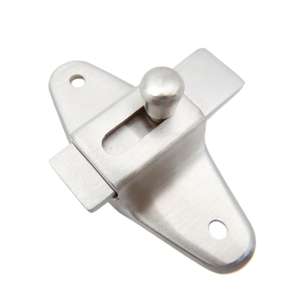 Slide Latch - 3-1/2 in Center to Center - Stainless Steel