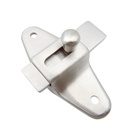 Stainless Steel Toilet Partition Slide Latch – 3-1/2 in. Center to Center, ADA Compliant