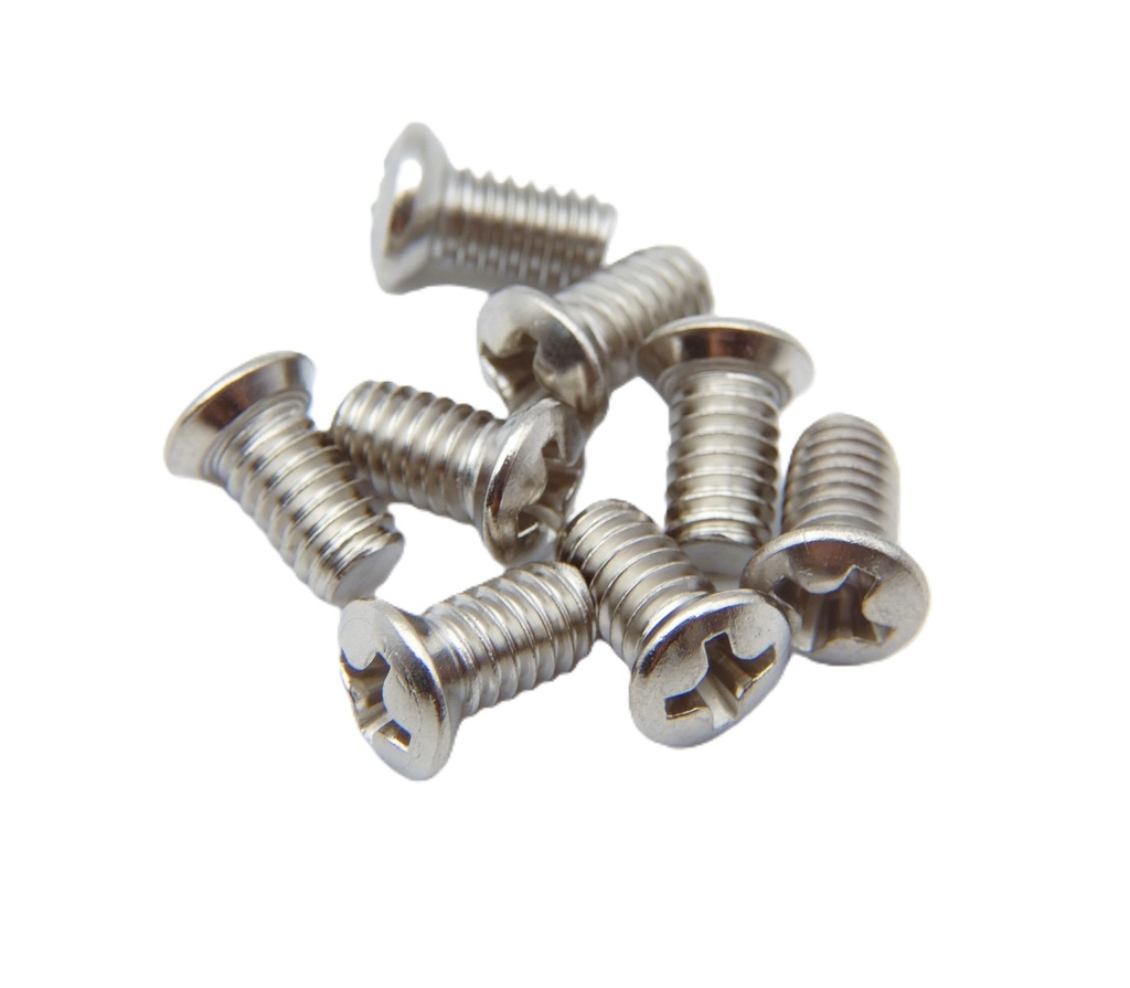 Sargent 97-0052 Cover Screws 8-32 x 5/16" US32D Stainless (8-Pack)