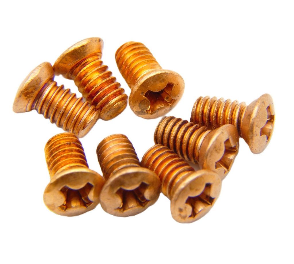 Sargent 97-0052 Cover Screws 8-32 x 5/16" US10 Satin Bronze 8-Pack