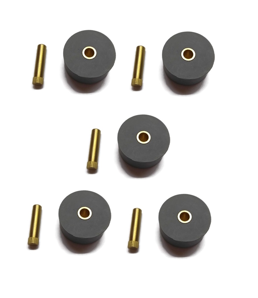 Rockwood 576B Replacement Gray Roller Bumper - Pkg5