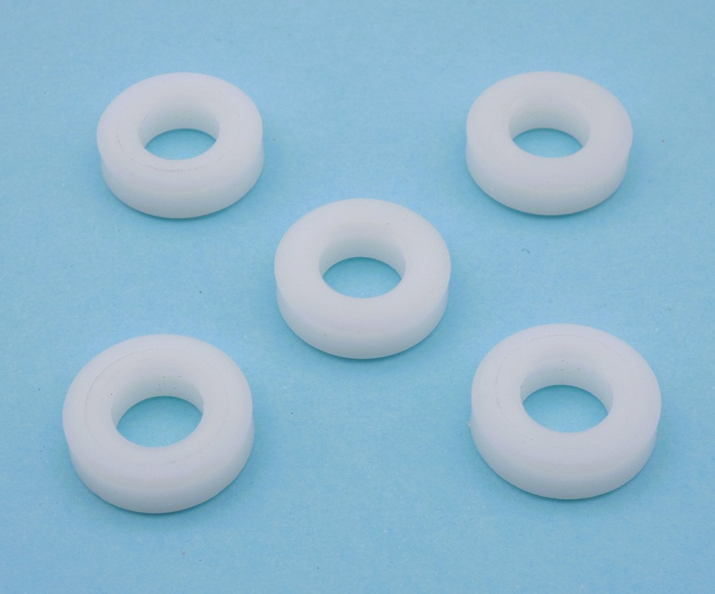 Rockwood 576NB White Nylon Roller Bumper – Pack of 5