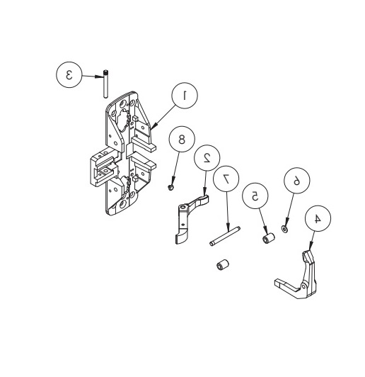 Sargent 68-2173 Center Chassis Assembly – 12-8900 Series CVR RHR