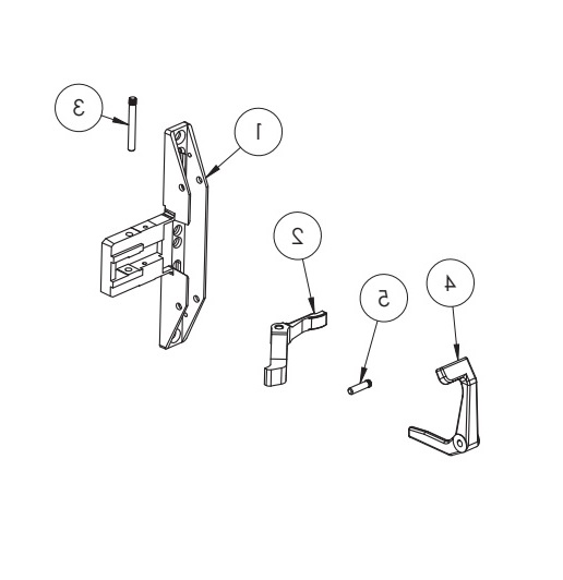 Sargent 68-2482 RHR Center Chassis Assembly – 8300 Series Narrow Stile Mortise Exit Device