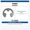 Sargent 01-0098 Retaining Ring C-Clip – 80 Series Exit Device Parts (Pack of 4)