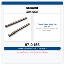 Sargent 97-0156 Thumb Piece Pivot Pin for 828-PTB Trim – Pack of 4