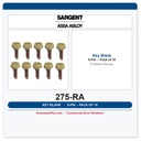 Sargent 275 RA Keyway 5-Pin Nickel Silver Key Blank – Pack of 10