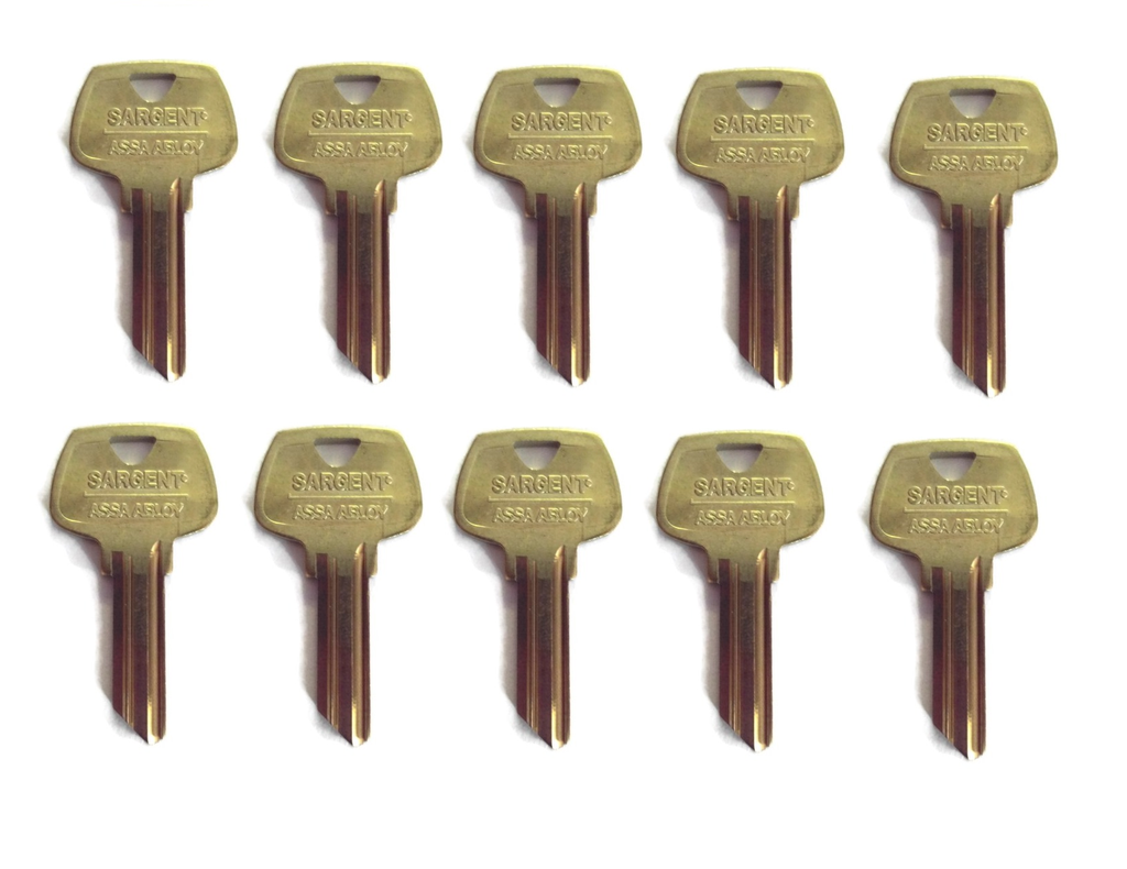 Sargent 275 RL Keyway 5 Pin Key Blank - Pkg10