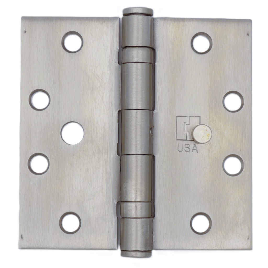 Hager BB1191 SH NRP 4-1/2x4-1/2 Stainless Ball Bearing Hinge | Safety Stud & Non-Removable Pin
