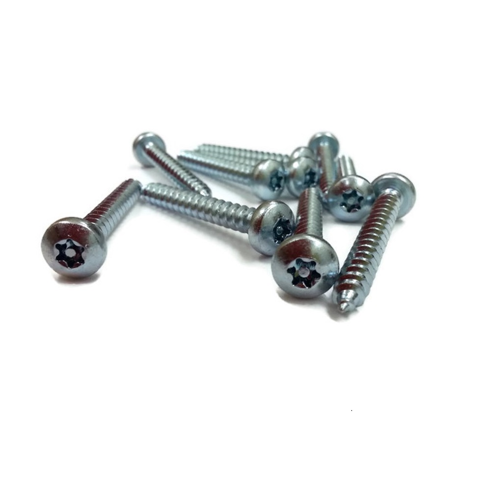 Hadrian 610072 6-Lobe TR-27 Security Screws | #12 x 1-3/4" Zinc Fasteners - Package of 10 