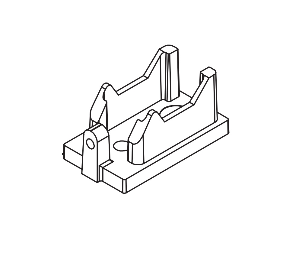 Sargent 98-2556 Mullion Fire Rated Bottom Retainer Pack 