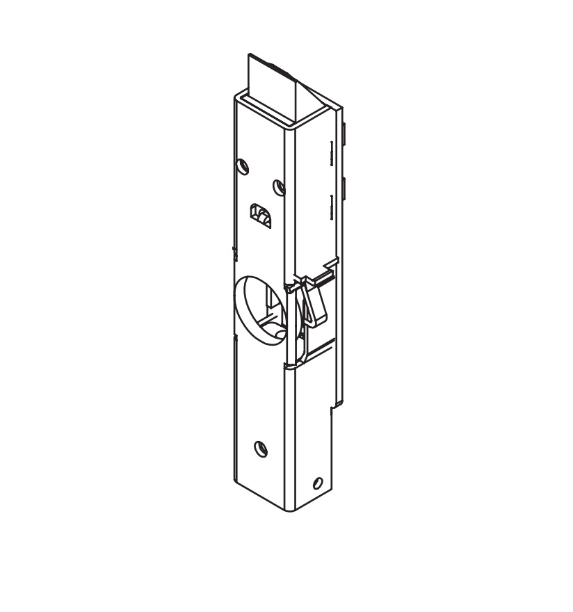 Sargent 98-2518 Mullion Non Rated Latchbolt Assembly