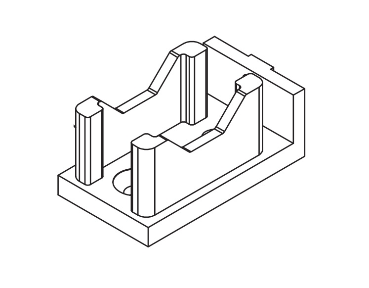 Sargent 98-2191 Mullion Bottom Retainer Pack 980/12-980