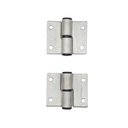 Toilet Partition Hinges RH-In/LH-Out Surface Mounted Set – Satin Stainless Steel