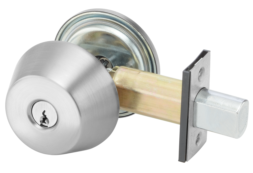 Accentra D262 Grade 2 Classroom Deadbolt | 2-3/4" Backset | 626 Satin Chrome | 3-Hr Fire Rated