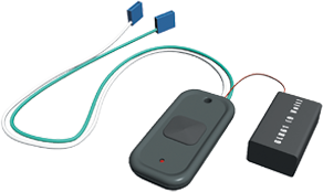 Hager 2-659-0185 9V Wireless Request to Exit Transmitter 433 MHz