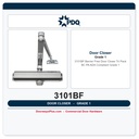 PDQ 3101BF Barrier Free Door Closer Tri Pack BC PA — ADA Compliant Grade 1
