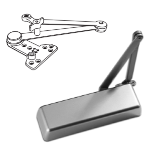 PDQ 7101 DSHO Door Closer - Stop and Hold Open Arm