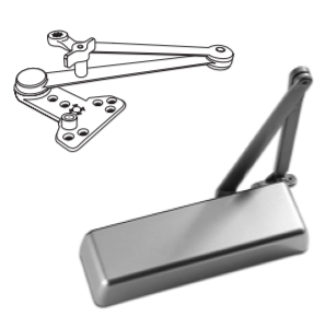 PDQ 7101 DSHO Heavy Duty Door Closer – Dead Stop & Hold Open Parallel Arm, Grade 1, UL Fire Rated