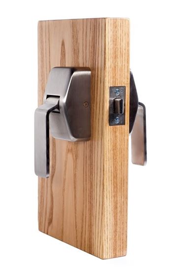 ABH 6000 Series Push/Pull Latchset – Satin Stainless Steel, ANSI Grade 1, UL Listed