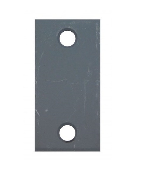 Don-Jo FB-225 Flush Bolt Strike Filler Plate 2-1/4" Gray Primer Steel