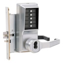 DormaKaba 8146-626 Mechanical Push Button Mortise Lock – Satin Chrome, ADA, 3-Hr Fire Rated
