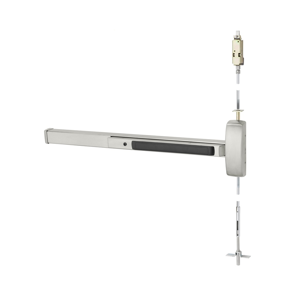 Sargent AD8610 CVR Exit Device – Wide Stile Aluminum Door, Grade 1, UL305