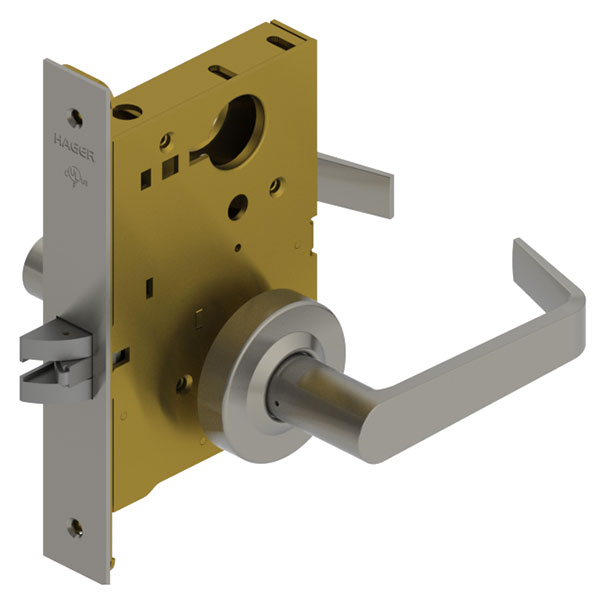 Hager 3810S Passage Mortise Latchset – BHMA Grade 1 Sectional Rose Trim