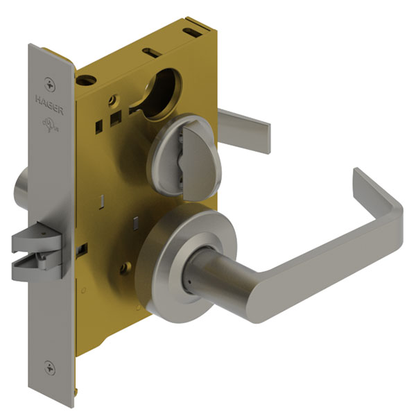 Hager 3840S Privacy Mortise Latchset – Grade 1 Sectional Trim | ANSI F22