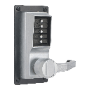 DormaKaba LP1010 Simplex Push Button Outside Exit Trim | US26D | ADA | 3-Hr Fire Rated
