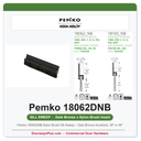 Pemko 18062DNB Nylon Brush Sill Sweep – Dark Bronze Anodized, 36" or 48"