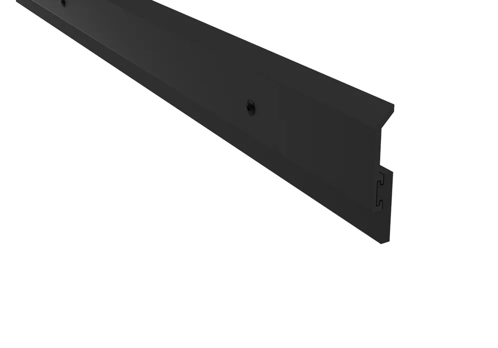 Pemko 315BSPN Sill Sweep with Neoprene Insert - Black Suede Powder Coat
