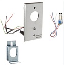 Securitron MK2 Mortise Key Switch Momentary DPDT Single Gang LED 12/24VDC