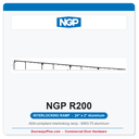 NGP R200 ADA Wheelchair Ramp Threshold 24" x 2" | National Guard Products