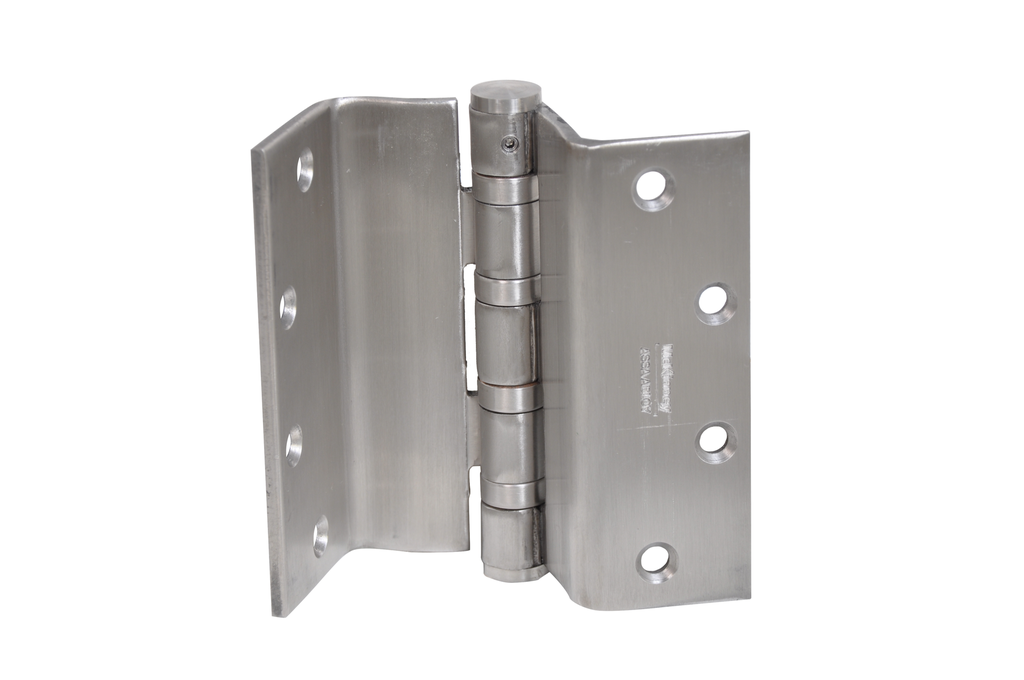 McKinney T4A4795 4-1/2" Heavy Weight Swing Clear Ball Bearing Hinge | US26D Satin Chrome | NRP | Beveled Door
