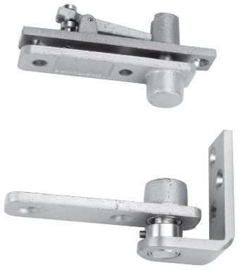 McKinney EP-5J Jamb Mounted Center Hung Pivot Set | US26D Satin Chrome