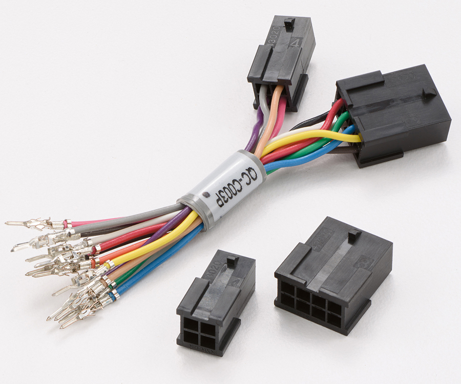 ElectroLynx Quick Connect Wire Harnesses 12 Wire, 22AWG, Molex One End