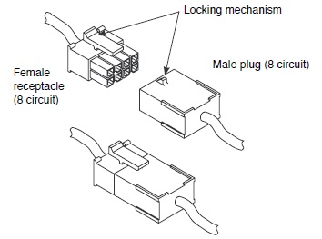 McKinney QC-RM8 ElectroLynx Quick Connect 8 Circuit Male Plug-Bag of 100