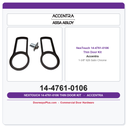 Accentra NexTouch 14-4761-0106 Thin Door Kit 1-3/8" | 626 Satin Chrome