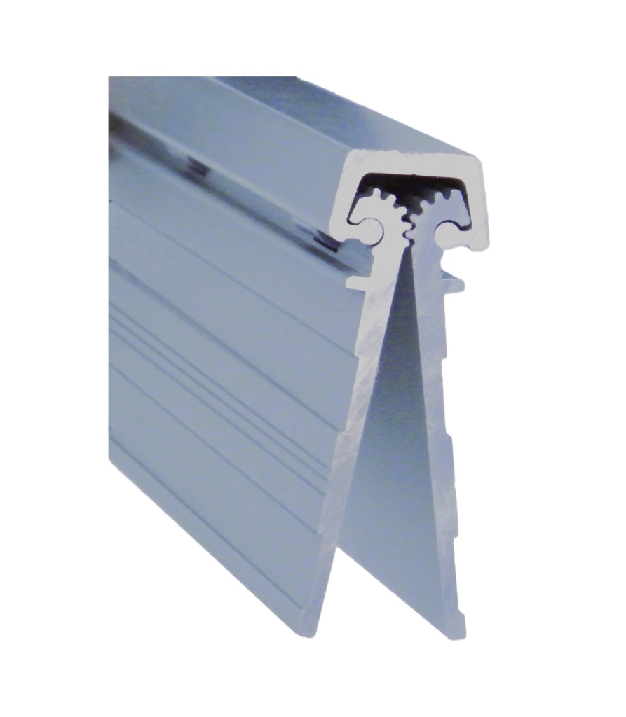 Pemko CFM95SLF-HD1 Full-Mortise Continuous Geared Hinge 95" Short Leaf Flush Clear Anodized HD1