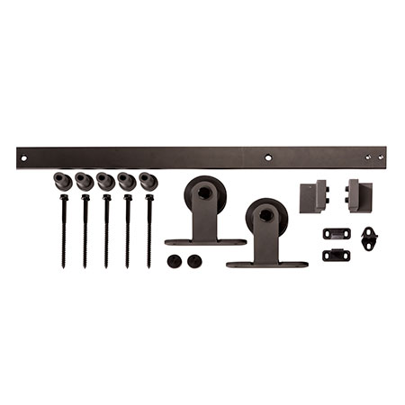 Hager 9456 eConestoga 72" Barn Door Track & Hardware Kit – Grade 1, 250 lb
