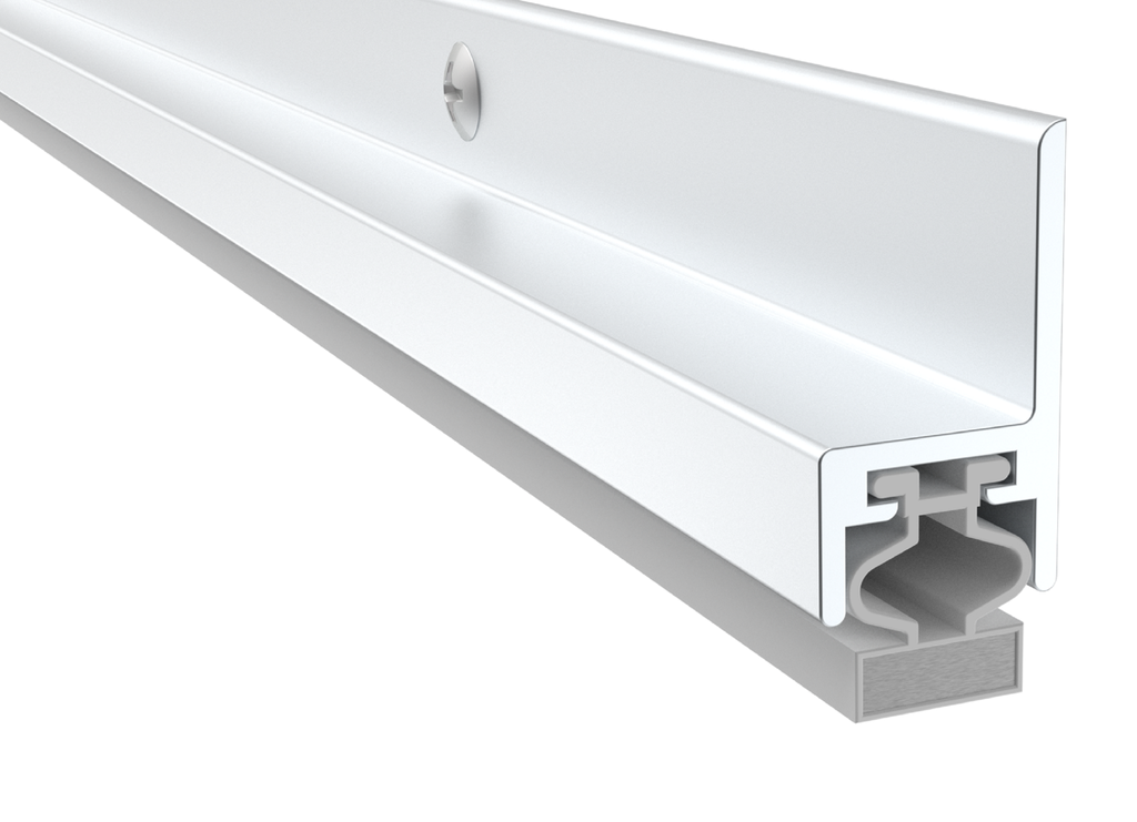 Pemko 2815CM Magnetic Weatherstrip – Aluminum Finish | Frame Head Seal