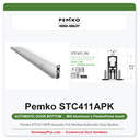 Pemko STC411APK Acoustic Full Mortise Automatic Door Bottom | UL 10C & UL 1784 Fire & Sound Rated