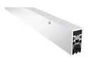 Pemko 4301CRL Surface or Semi-Mortised Automatic Door Bottom, Sponge Neoprene EPDM Seal, 3/4" Max Drop