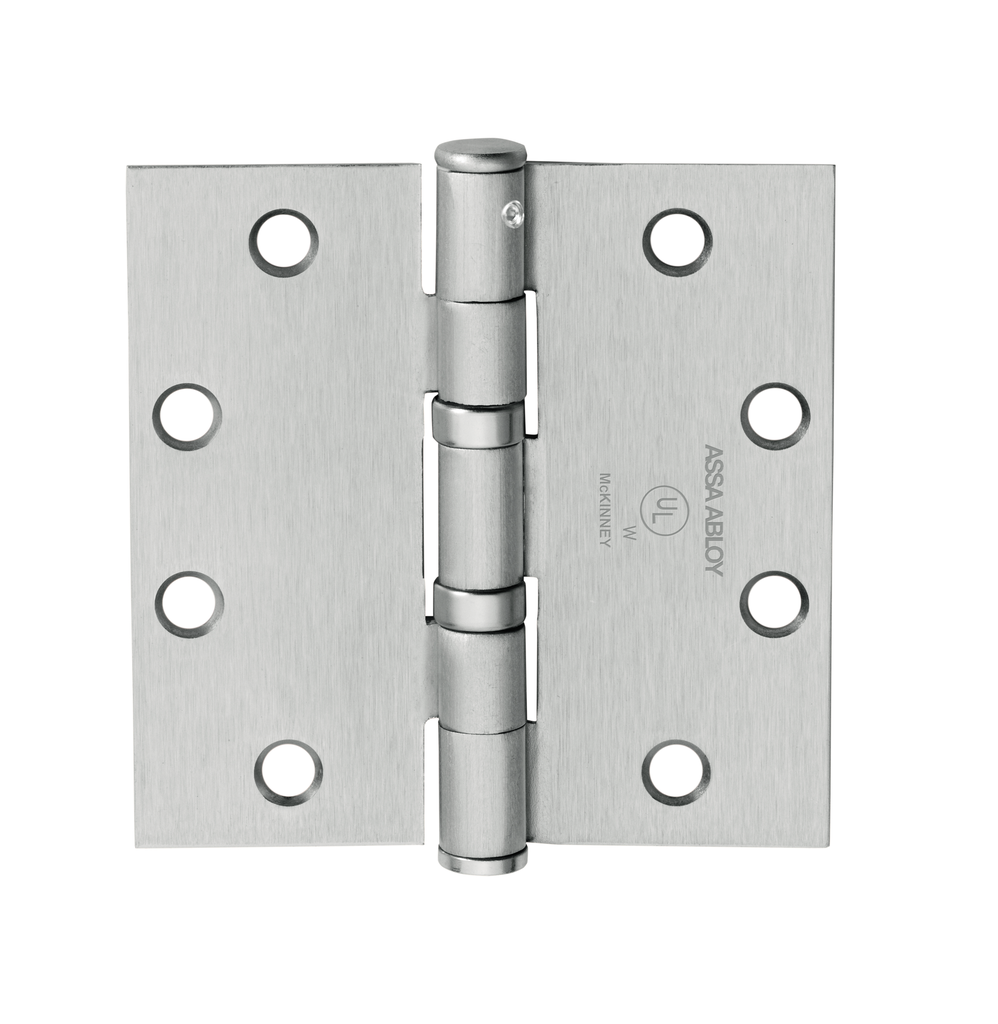 McKinney TA2314 NRP 4-1/2x4-1/2 Ball Bearing Hinge Non-Removable Pin Full Mortise