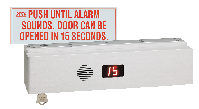 SDC 1511SBDKV Exit Check® Delayed Egress Maglock 1,650 lb | 15-Second | US28