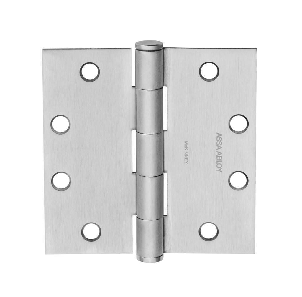 McKinney T2714 4-1/2" x 4" Plain Bearing 5-Knuckle Full Mortise Hinge
